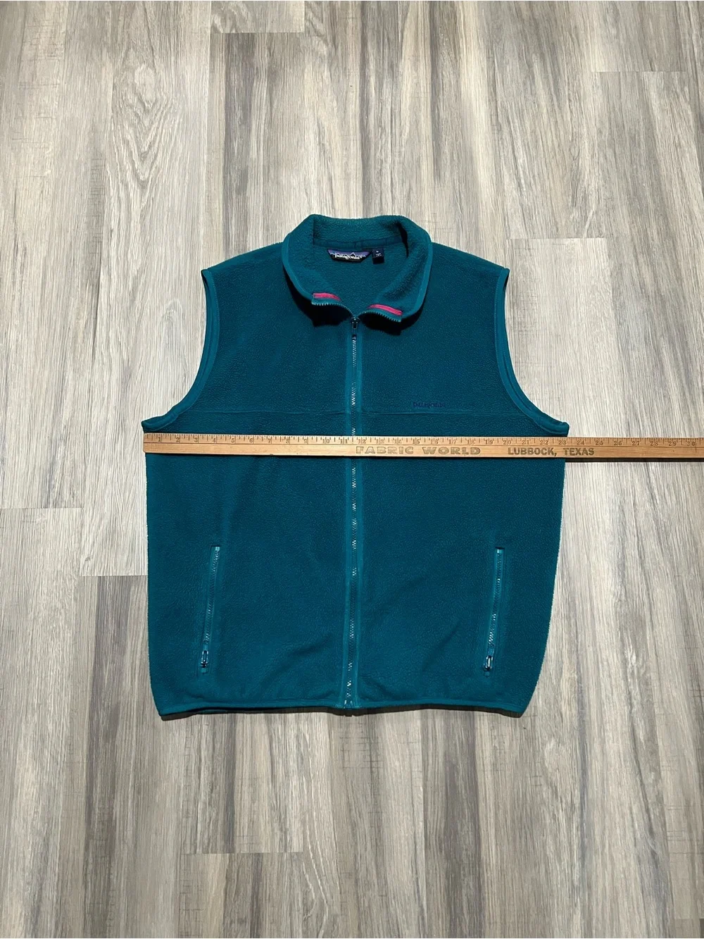 Vintage 1988 Patagonia RARE Deep Green Fleece Vest size Large Made in USA